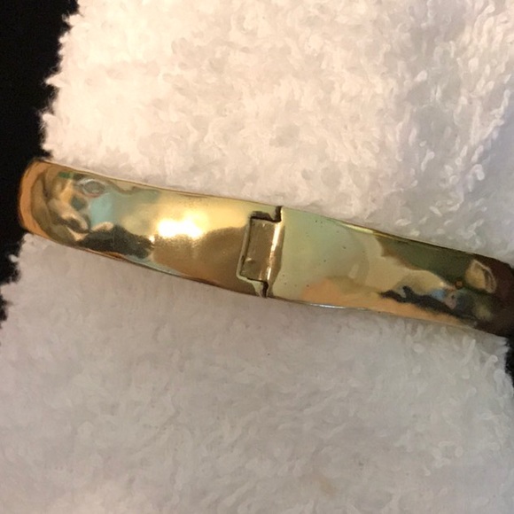 Vintage Silpada K&R Cobra brass Hinge Cuff Bangle Bracelet - Picture 4 of 6